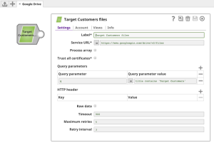 REST Obtenir la recherche et la liste des fichiers GDrive