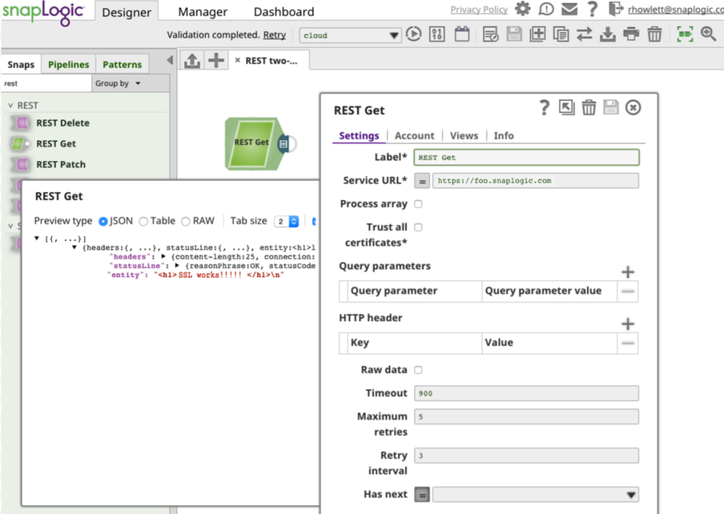 Successful two-way SSL