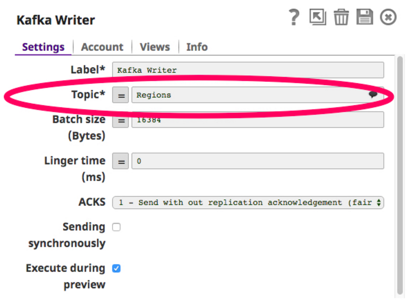 kafka-writer-snaplogic