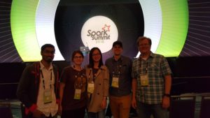 Das Big Data-Team beim Spark-Gipfel in San Francisco