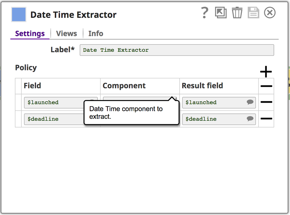 Extracteur de date et d'heure SnapLogic Data Science