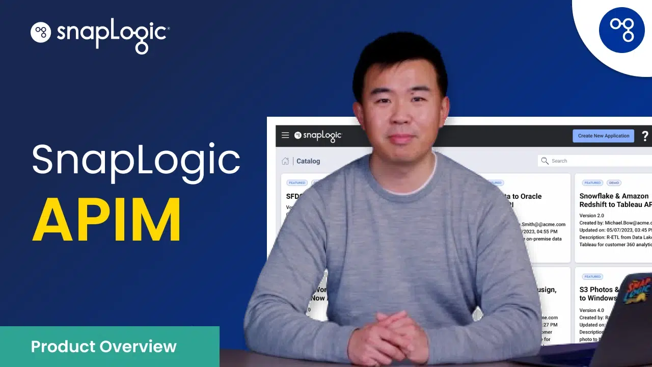 SnapLogic APIM Product Overview Video