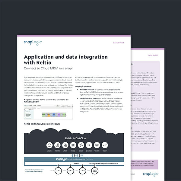 Integration with Reltio Data Sheet