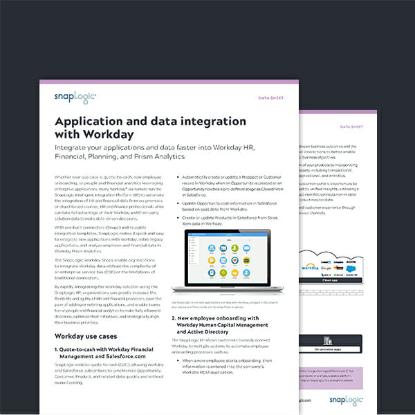 Data Integration with Workday Data Sheet