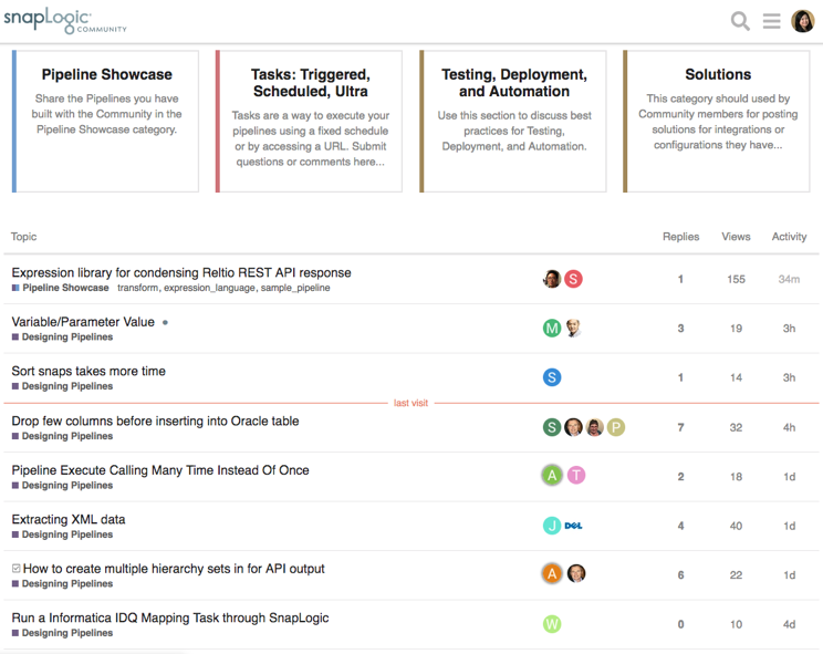 Members can tune into a myriad of topics on how to design workflows and pipelines