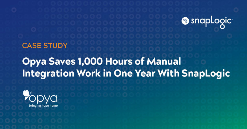 Opya Saves 1,000 Hours of Manual Integration Work in One Year With SnapLogic feature image