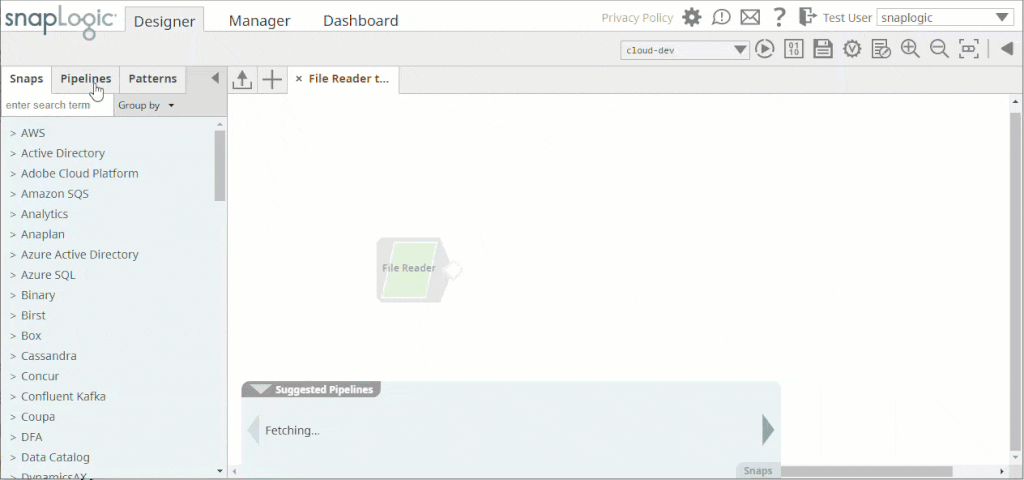 Pipeline recommendation for a non-linear pipeline