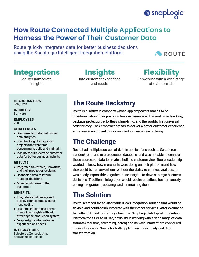 How Route Connected Multiple Applications to Harness the Power of Their Customer Data preview