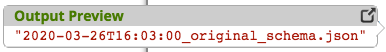 Figure 4: Example result of filename expression
