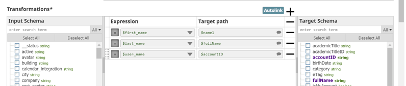 Mapper to transform the structure