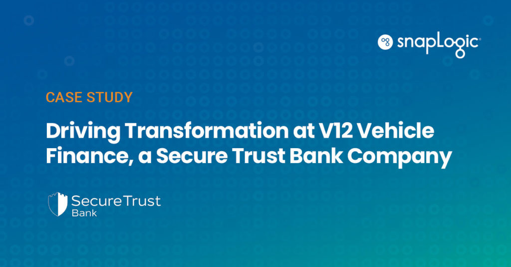 Driving Transformation at V12 Vehicle Finance, a Secure Trust Bank Company case study