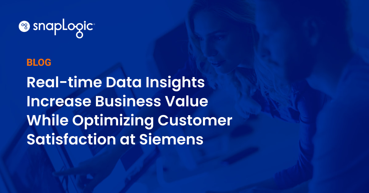 Gli approfondimenti sui dati in tempo reale aumentano il valore aziendale e ottimizzano la soddisfazione dei clienti di Siemens