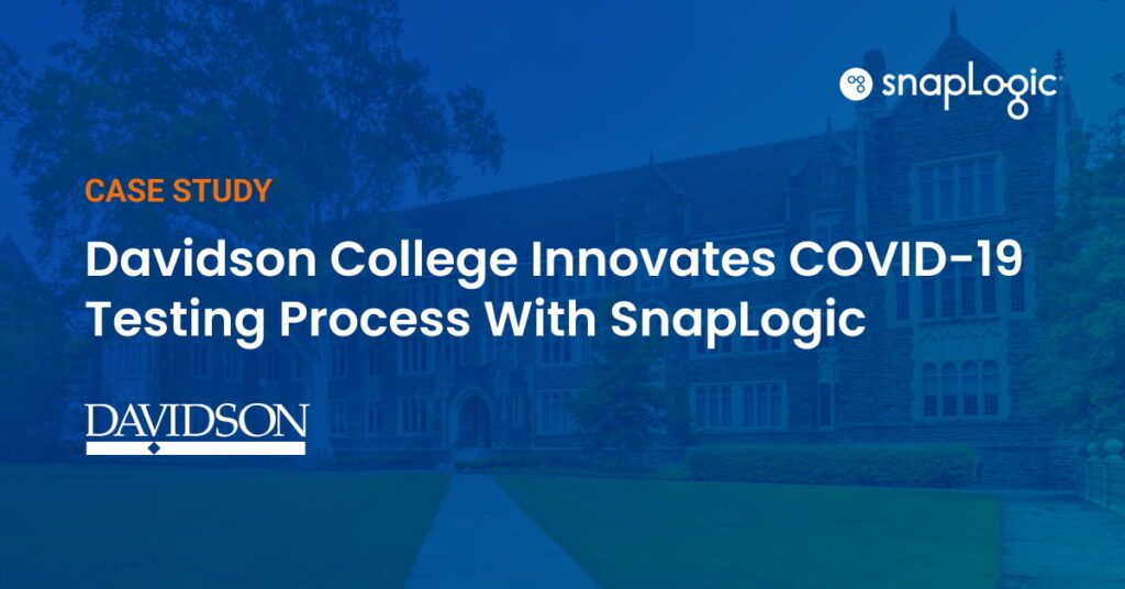 Il Davidson College innova il processo di analisi COVID-19 con l'anteprima di SnapLogic