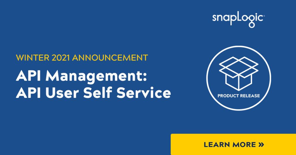 Winter 2021 Announcement: API Management: API User Self Service