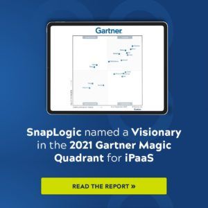 SnapLogic Named a Visionary in Gartner's® 2021 Enterprise iPaaS Magic Quadrant™