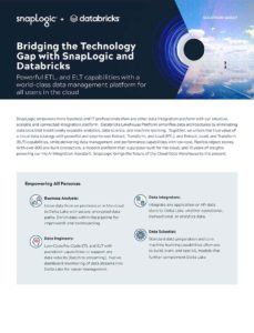 Bridging the Technology Gap with Databricks | SnapLogic