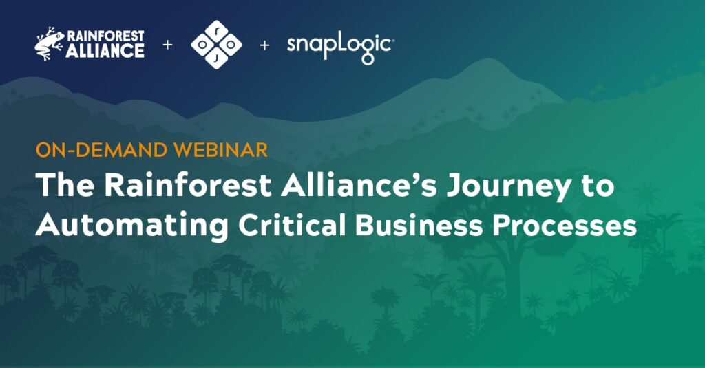 The Rainforest Alliance webinar