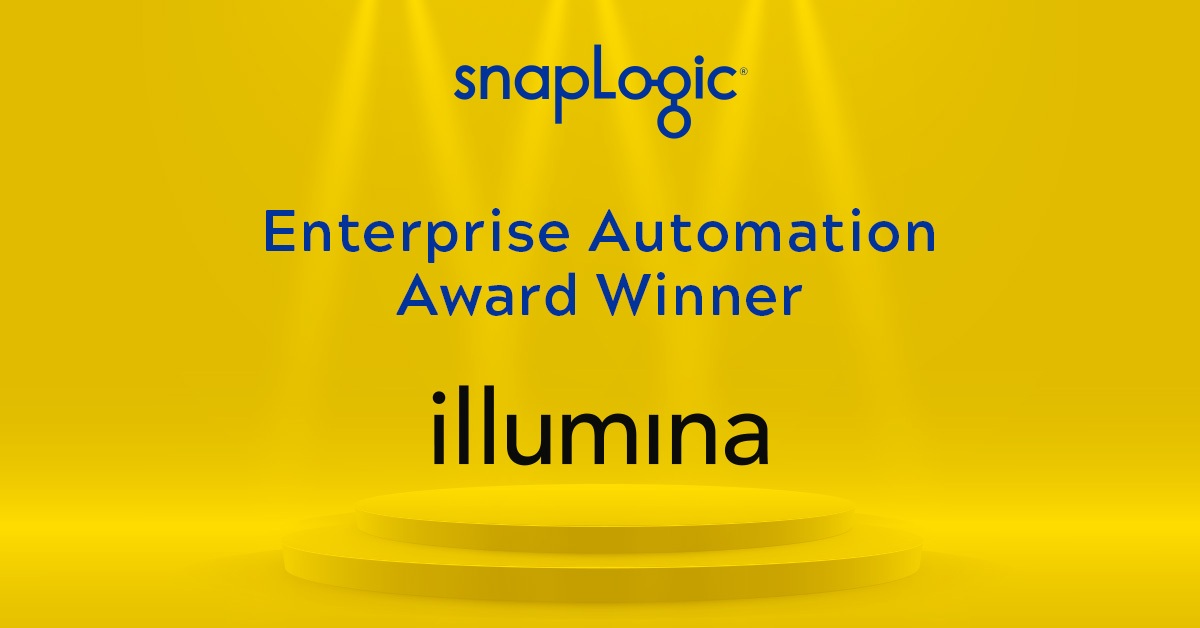 Enterprise automation award winner illumina
