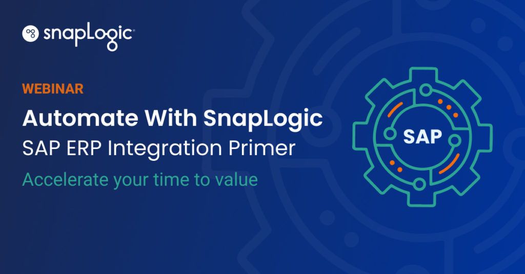 Automatiser avec SnapLogic - Introduction à l'intégration SAP ERP