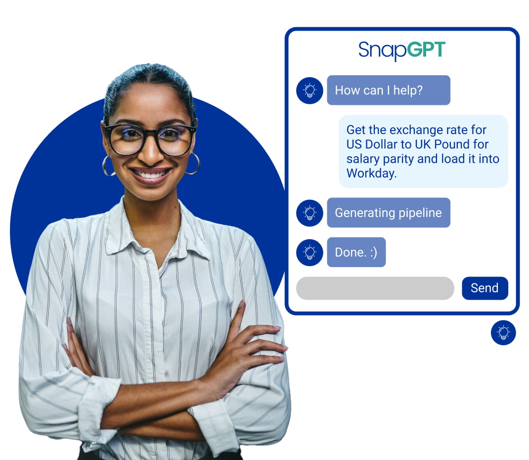 human resources manager using SnapGPT