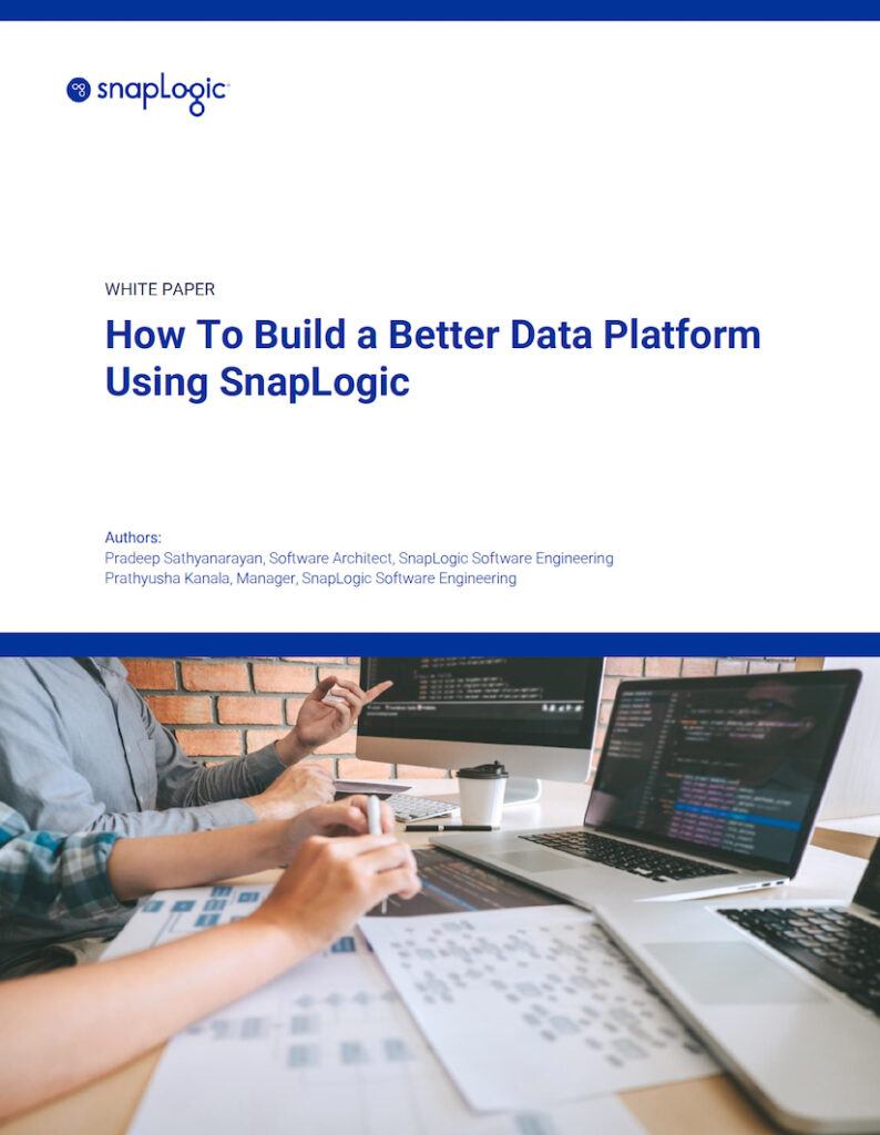 How To Build a Better Data Platform Using SnapLogic white paper thumbnail