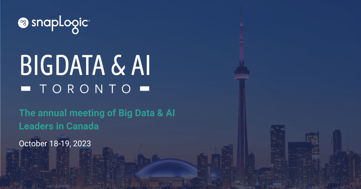 Big Data & AI Toronto October 18-19, 2023