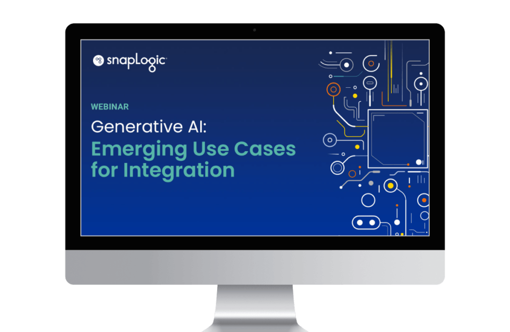 Generative AI: Emerging Use Cases for Integration webinar