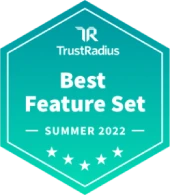 TrustRadius Best Feature Set Summer 2022