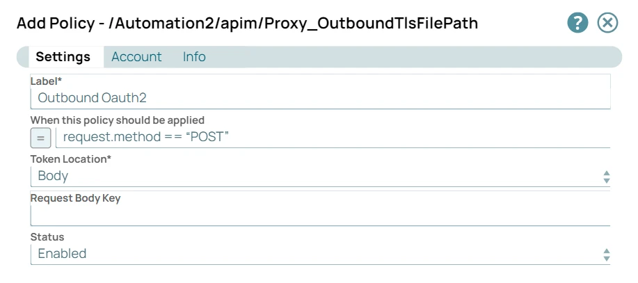 SnapLogic December 2023 Release: Outbound OAuth2 policy configuration
