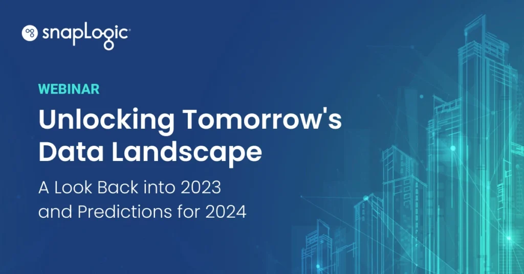 Webinar: Entschlüsselung der Datenlandschaft von morgen: Ein Blick zurück ins Jahr 2023 und Prognosen für 2024