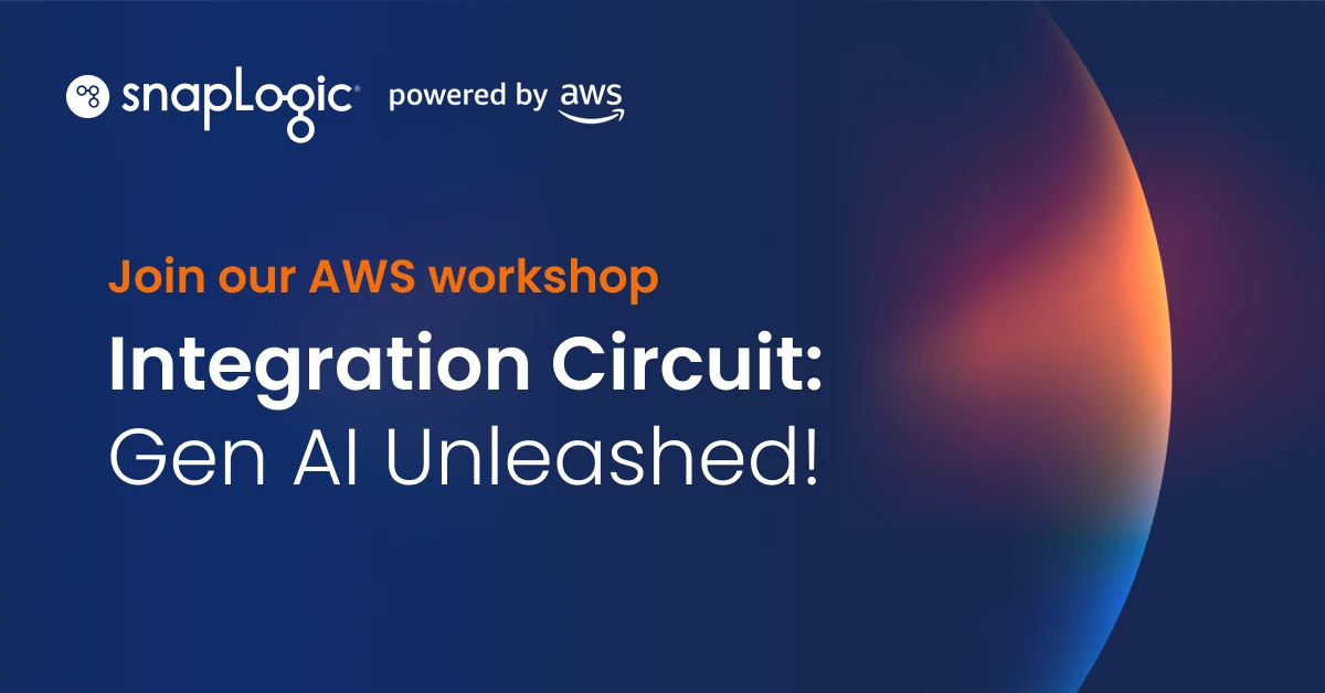 SnapLogic and AWS present the Integration Circuit: Gen AI Unleashed roadshow