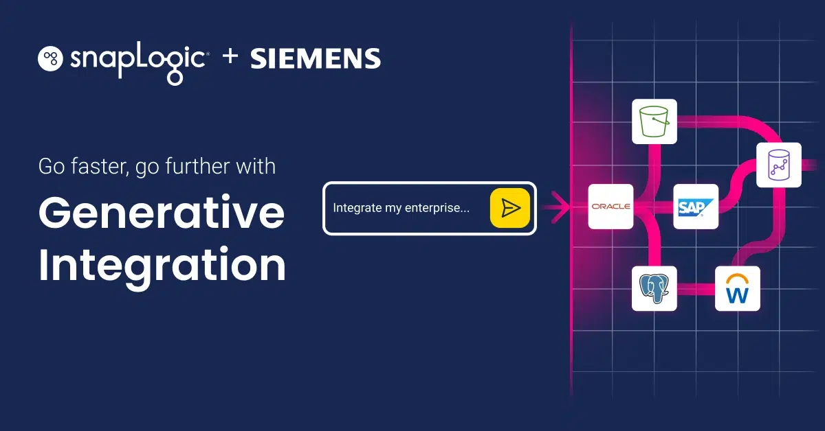 Go Faster, Go Further with SnapLogic and Siemens