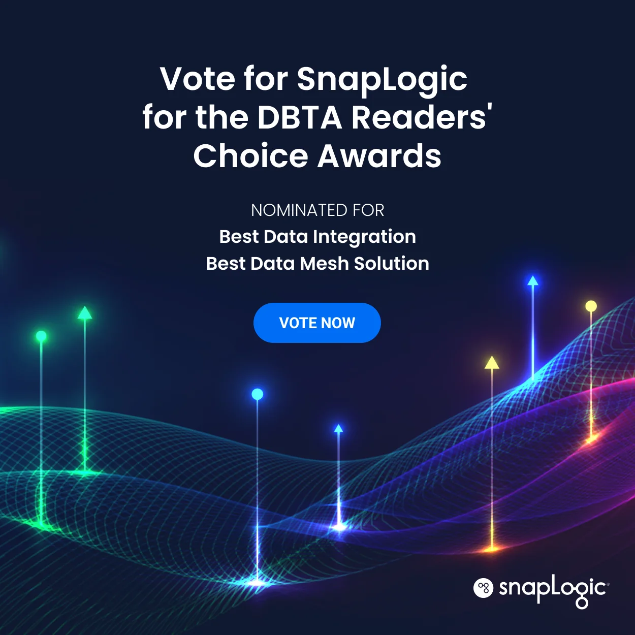 Votate per SnapLogic ai premi DBTA Readers' Choice Awards