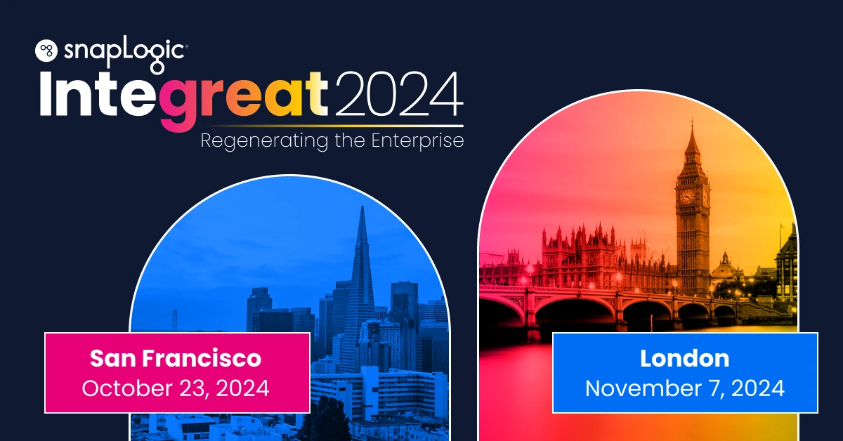 Integreat Tour 2024 Dates in San Francisco and London