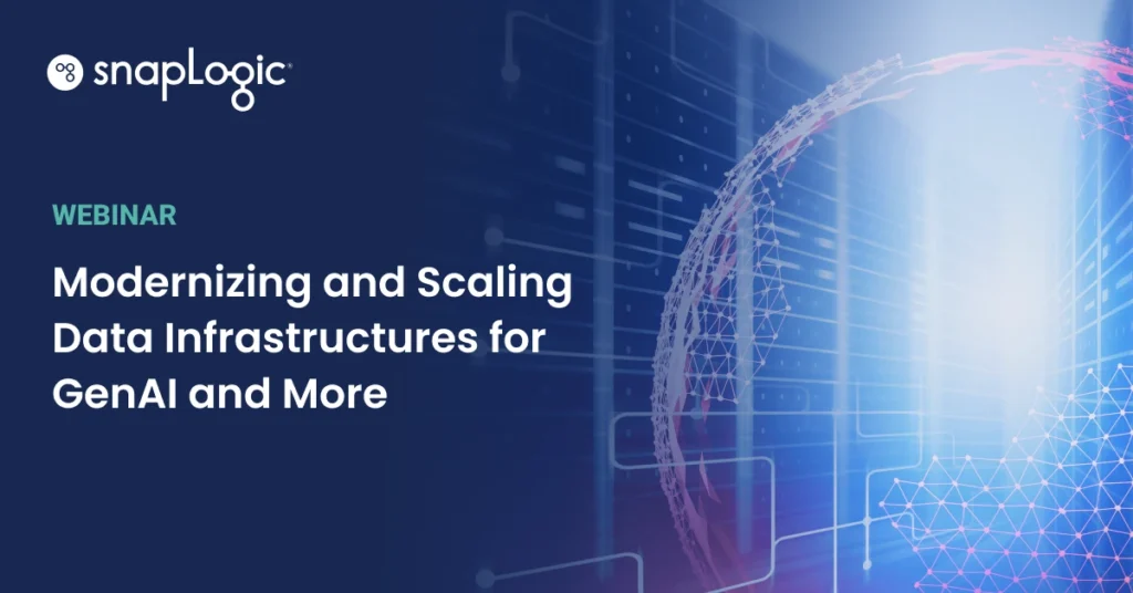 Modernizing and Scaling Data Infrastructures for GenAI and More webinar