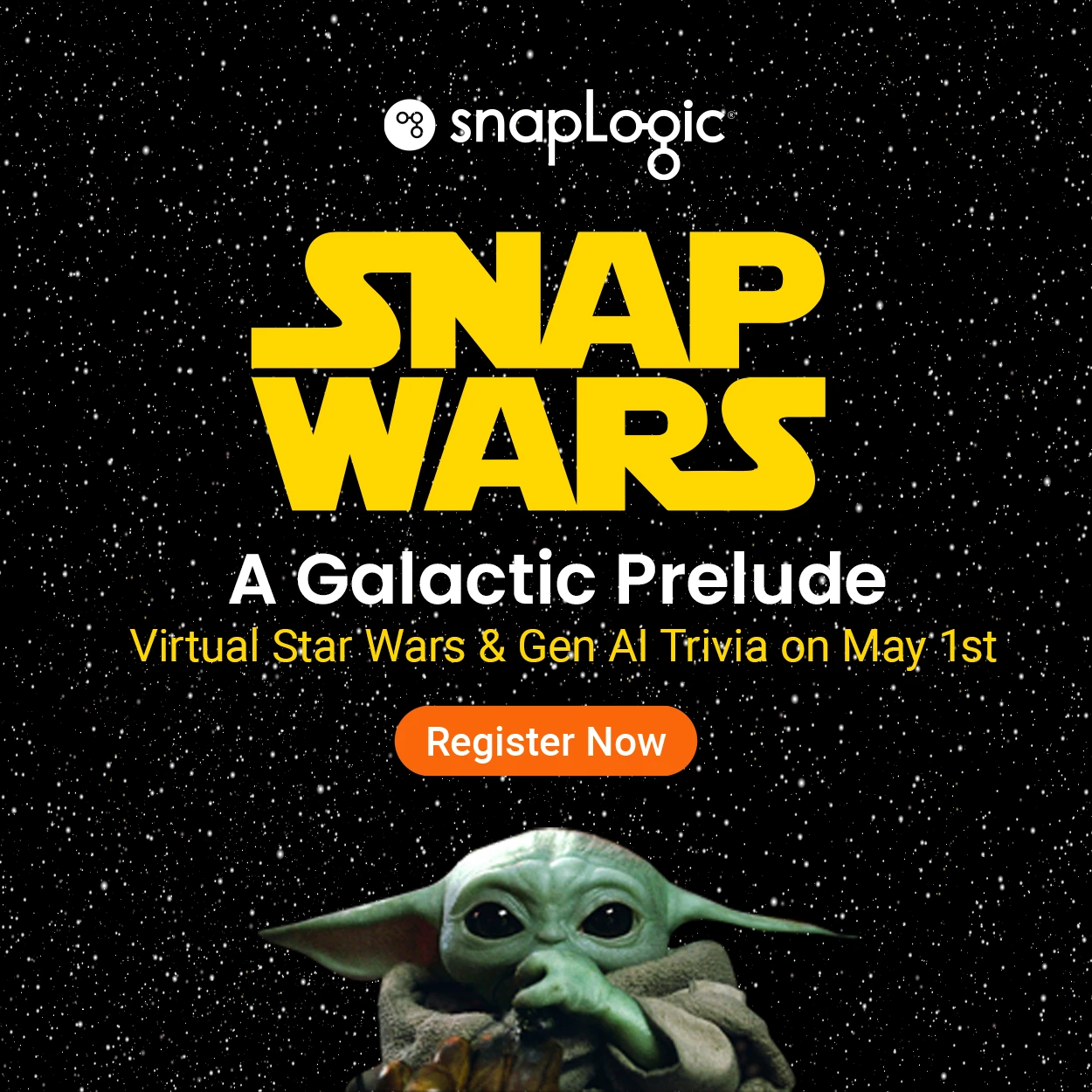 SnapWars A Galatic Prelude: Virtual Star Wars and Gen AI Trivia on May 1st