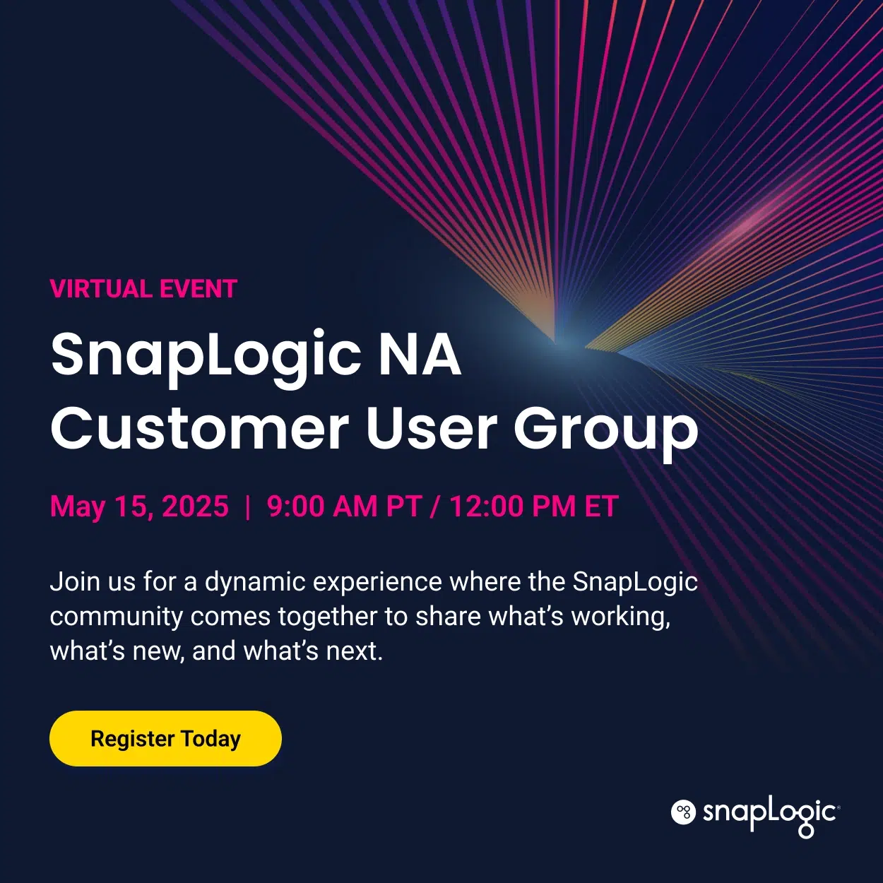 SnapLogic NA Customer User Group