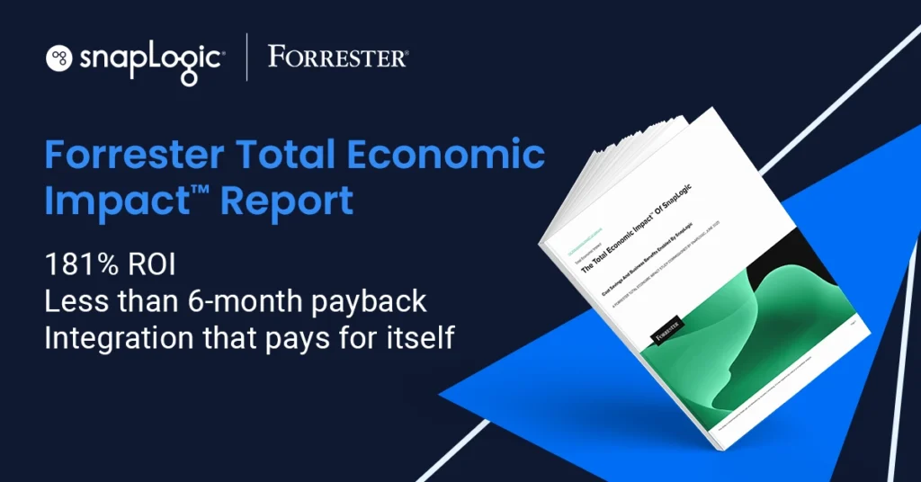Forrester Total Economic Impact Report of SnapLogic - 181% ROI