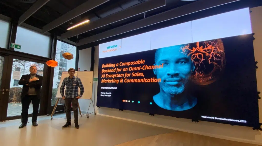 SnapLogic Day München – Präsentation von Siemens Heathineers