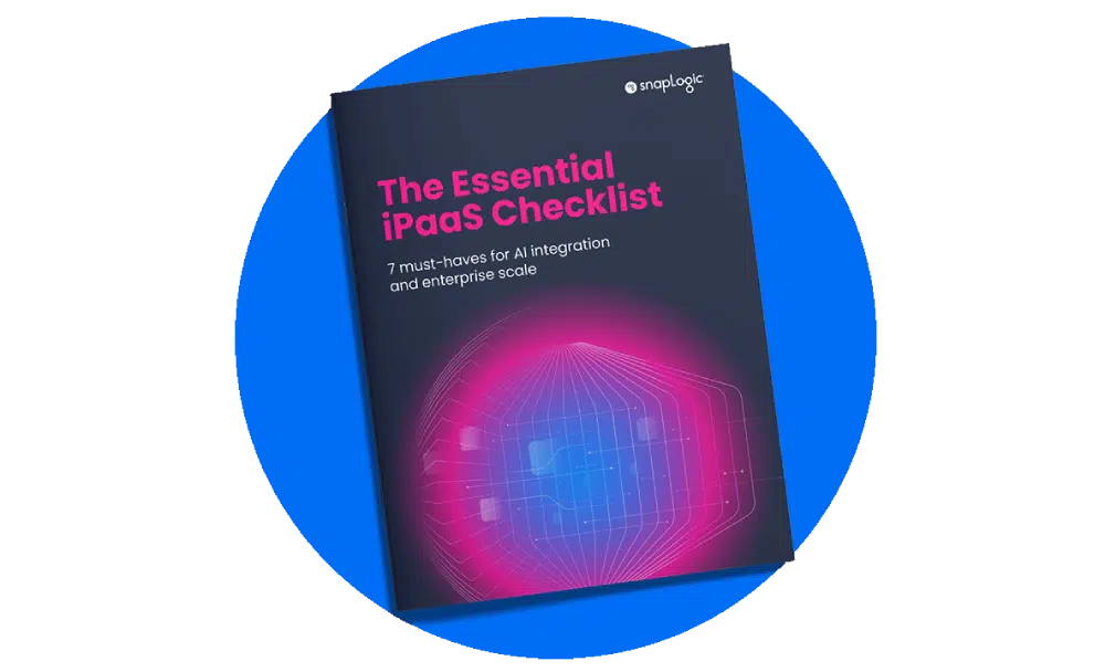 The Essential iPaaS Checklist eBook rendering