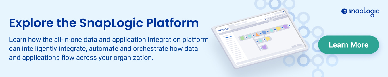 Entdecken Sie die SnapLogic-Plattform