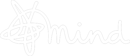 Mind logo in white