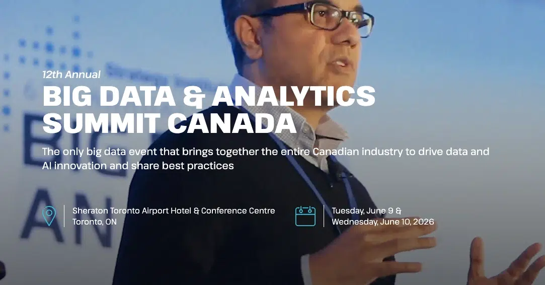 Big Data & Analytics Summit Canada on June 9-10, 2026