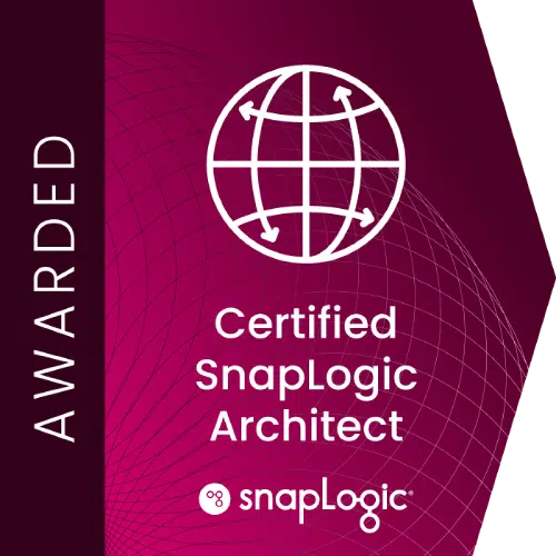 Auszeichnungsabzeichen „SnapLogic Certified Architect“
