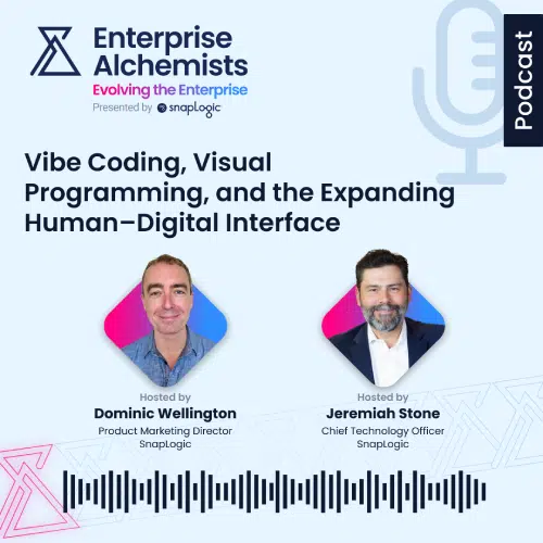 Épisode « Vibe Coding, programmation visuelle et l'évolution de l'interface homme-machine » du podcast Enterprise Alchemists