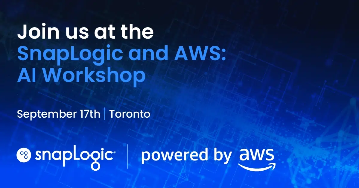 Workshop SnapLogic e AWS a Toronto, 17 settembre