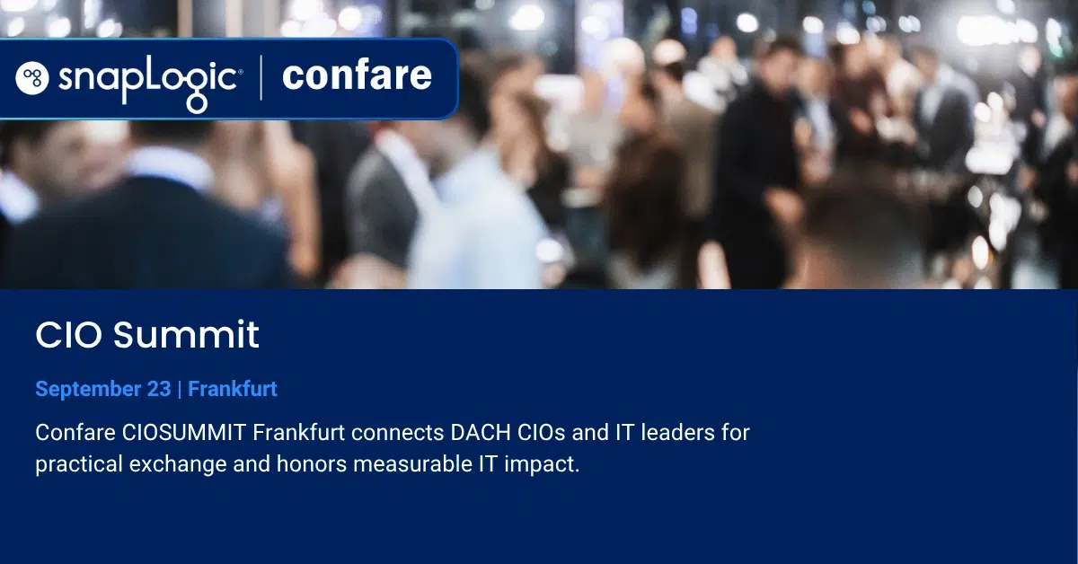 CIO Summit Confare - 23 settembre a Francoforte