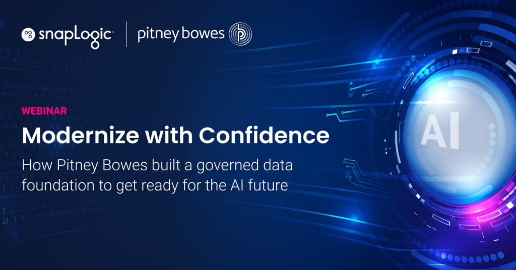 Mit Zuversicht modernisieren: Webinar „Wie Pitney Bowes eine geregelte Datenbasis geschaffen hat, um sich auf die Zukunft der KI vorzubereiten“