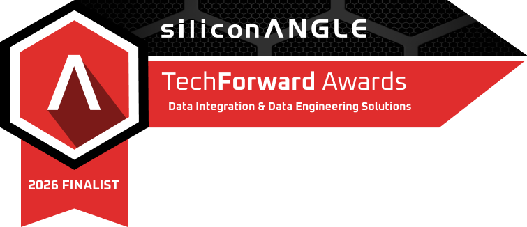 SiliconANGLE tech forward award finalist badge