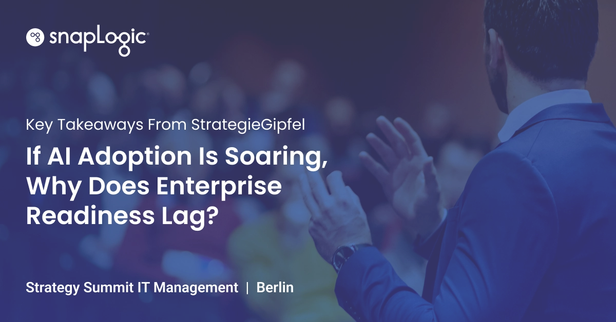 Die wichtigsten Erkenntnisse vom StrategieGipfel: Wenn die Einführung von KI so stark zunimmt, warum hinkt dann die Bereitschaft der Unternehmen hinterher?